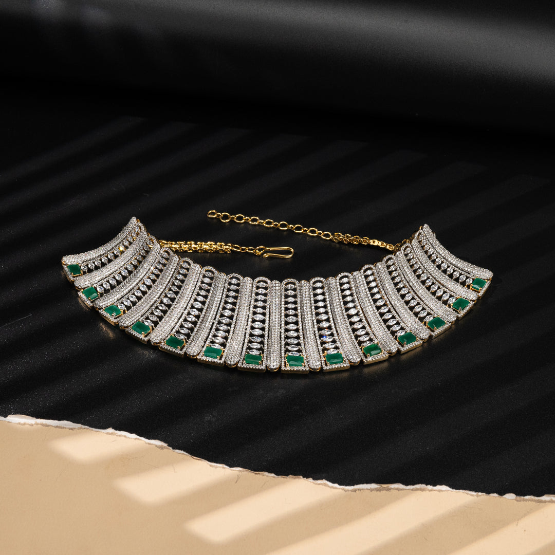CZ Emerald Choker