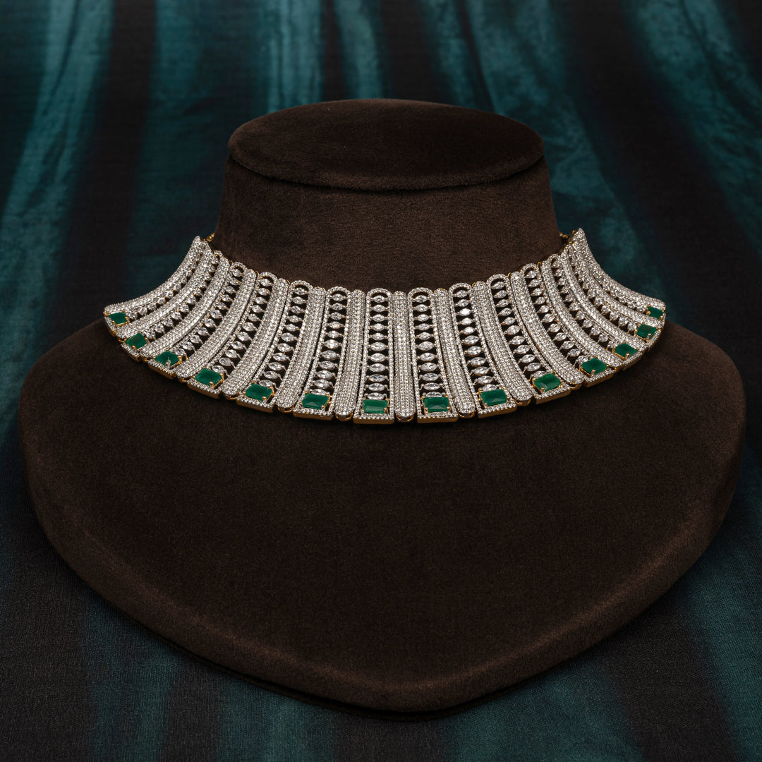 CZ Emerald Choker