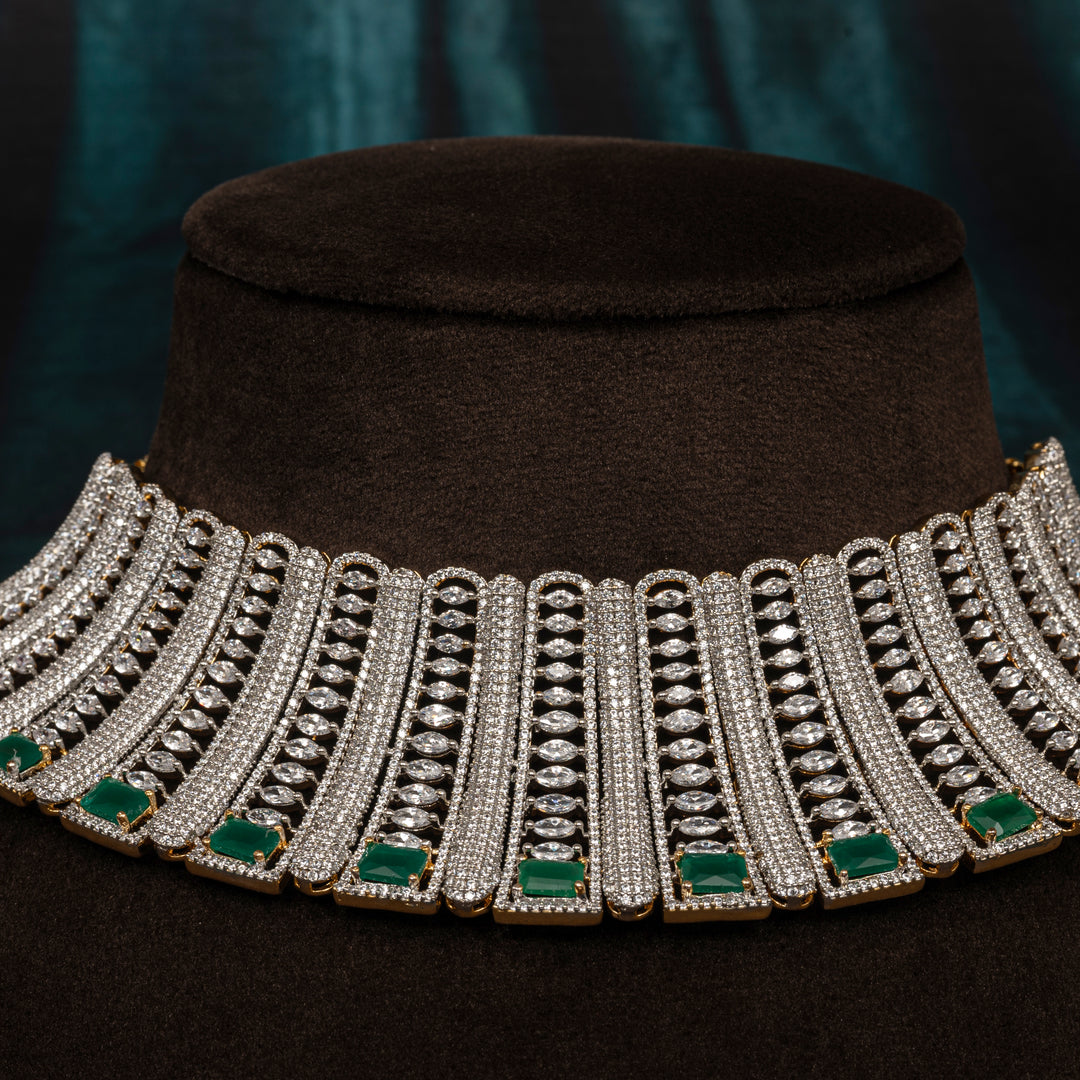 CZ Emerald Choker