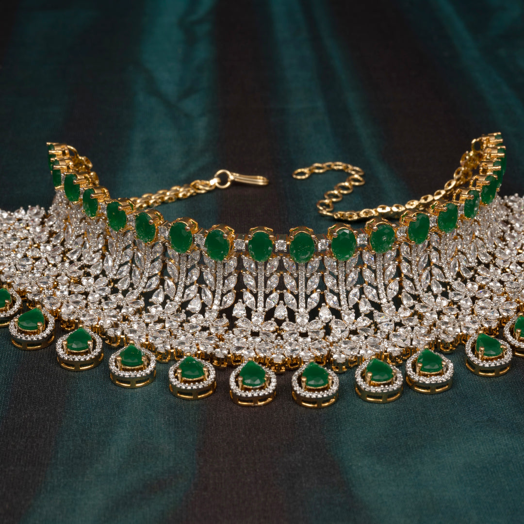 CZ Emerald Choker