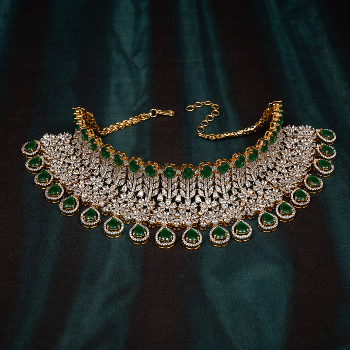 CZ Emerald Choker