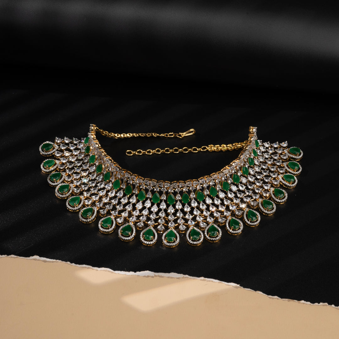 CZ Emerald Choker
