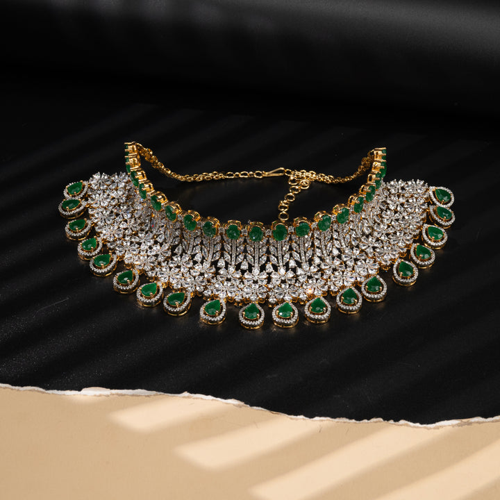 CZ Emerald Choker