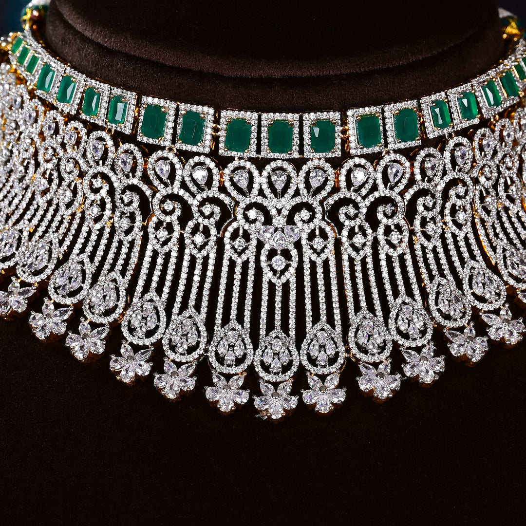 CZ Emerald Choker