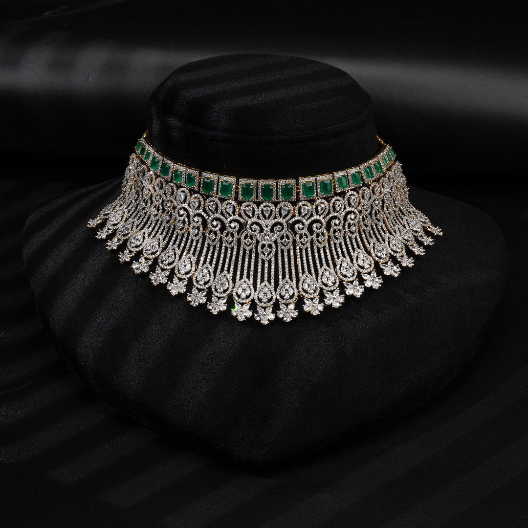 CZ Emerald Choker