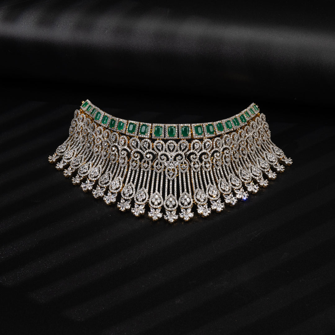CZ Emerald Choker