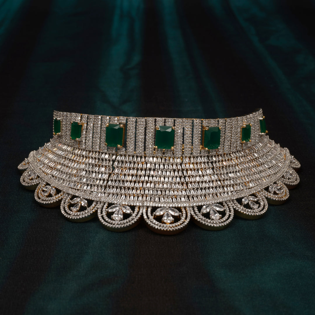 CZ Emerald Choker