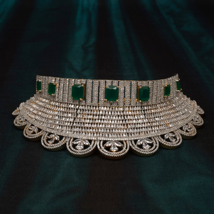 CZ Emerald Choker