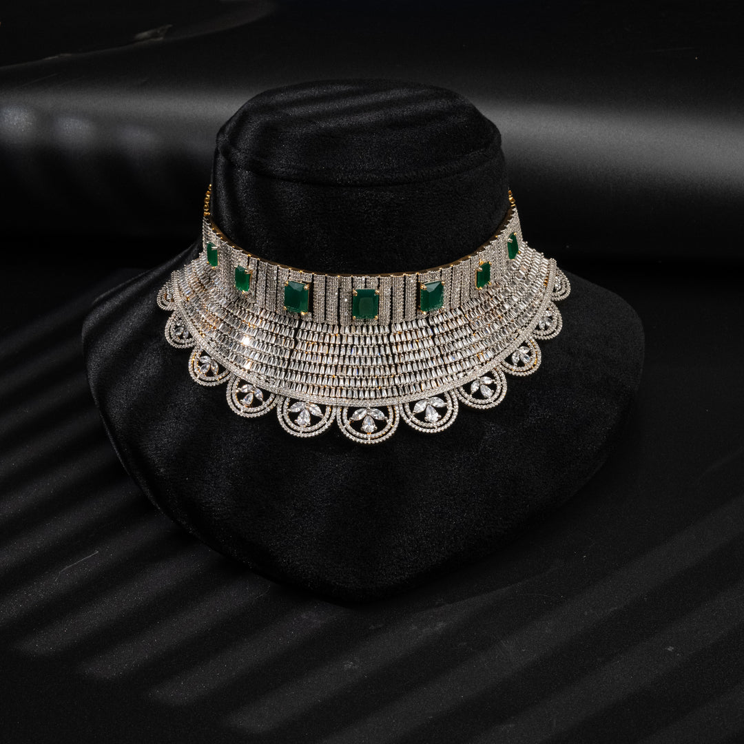 CZ Emerald Choker