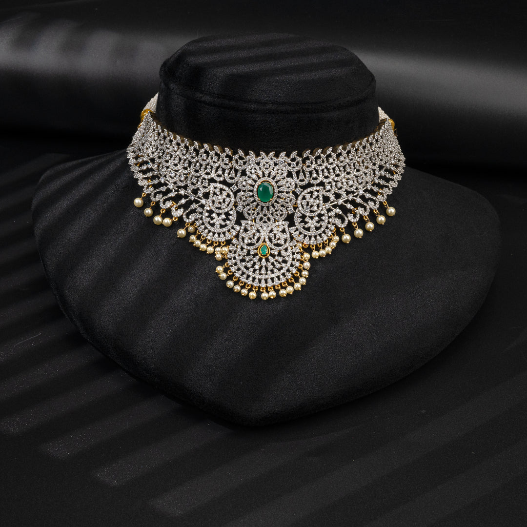CZ Emerald Choker