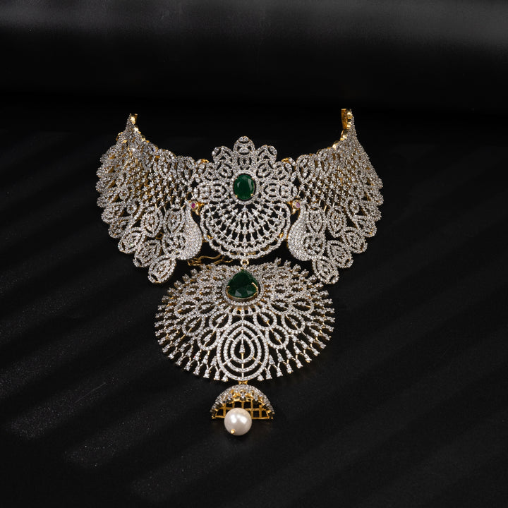 CZ Emerald Choker