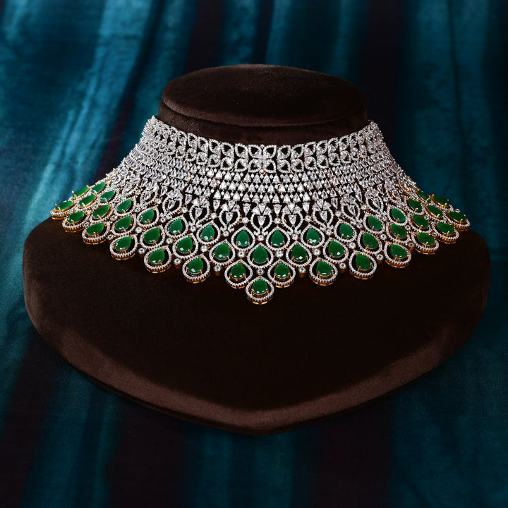 CZ Emerald choker