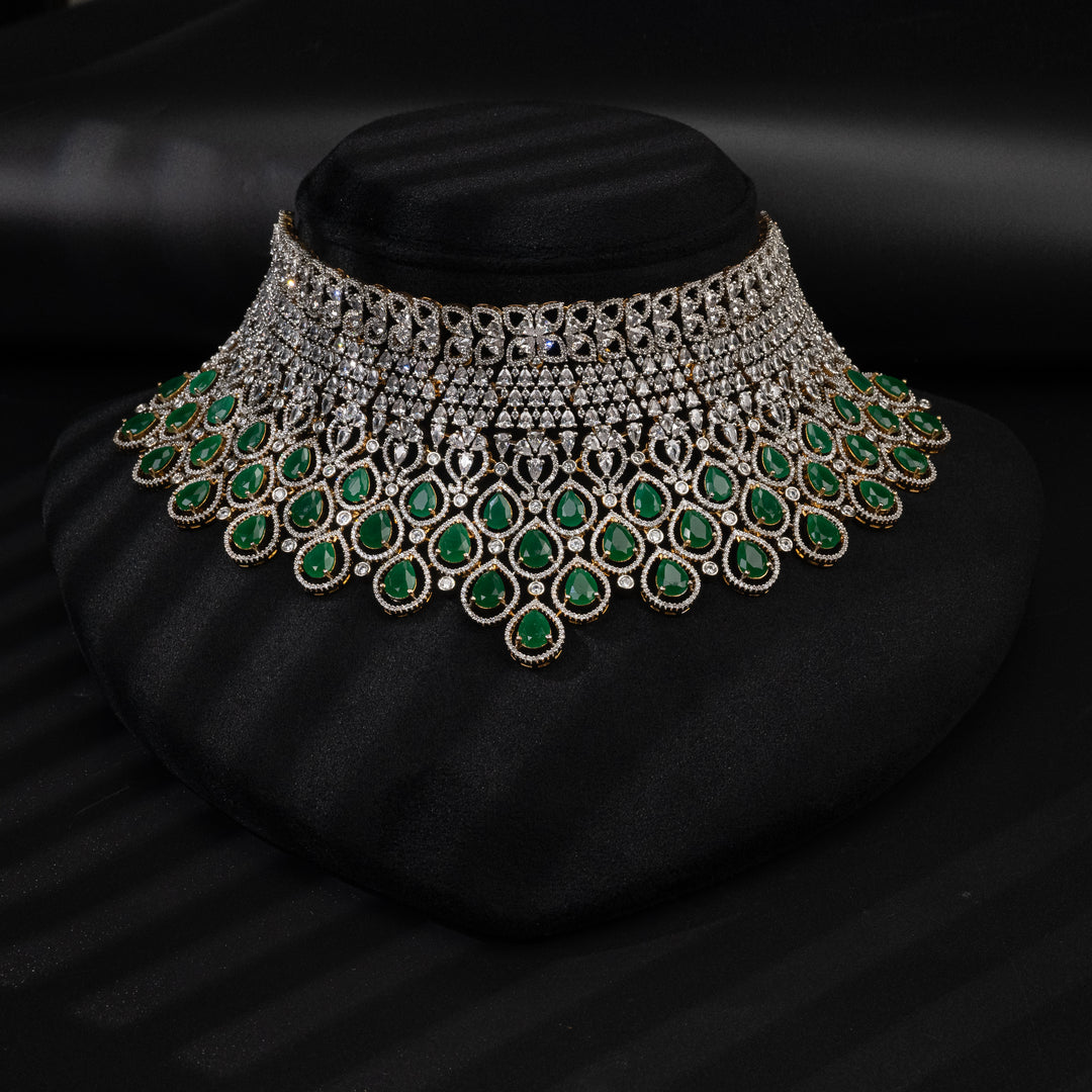 CZ Emerald choker