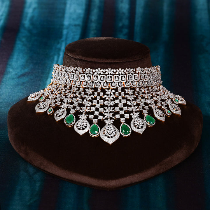 CZ Emerald Choker