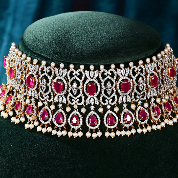 CZ Ruby Choker