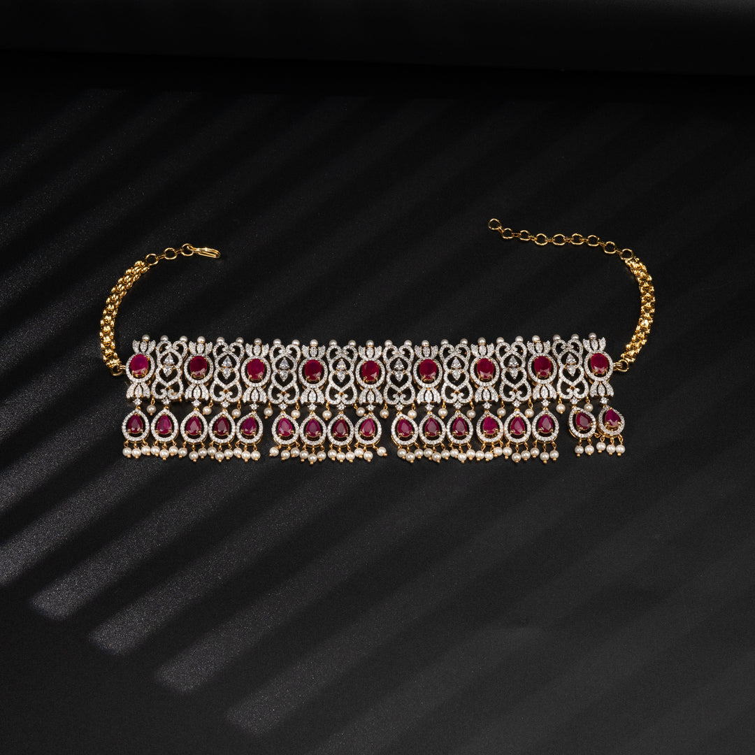 CZ Ruby Choker