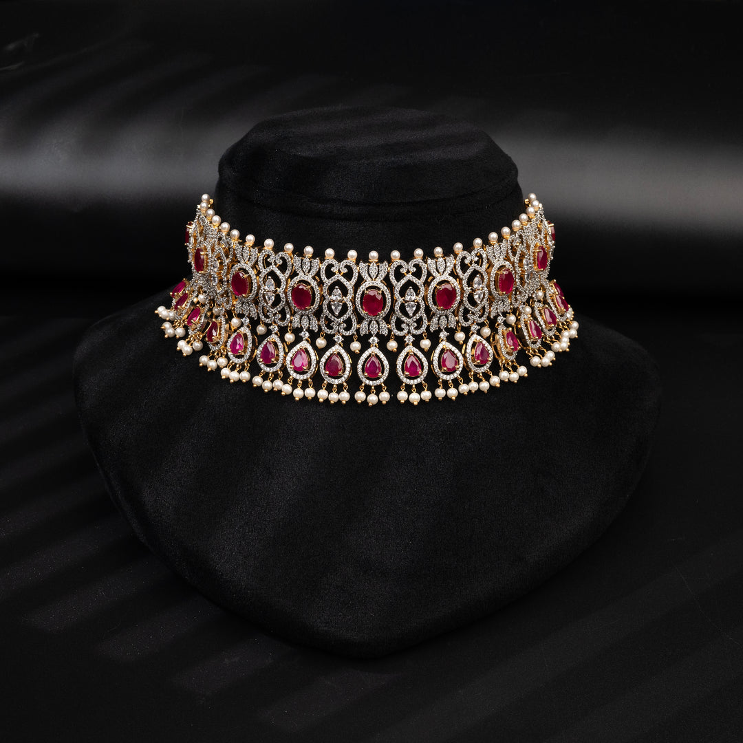 CZ Ruby Choker