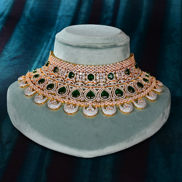 CZ Emerald Choker