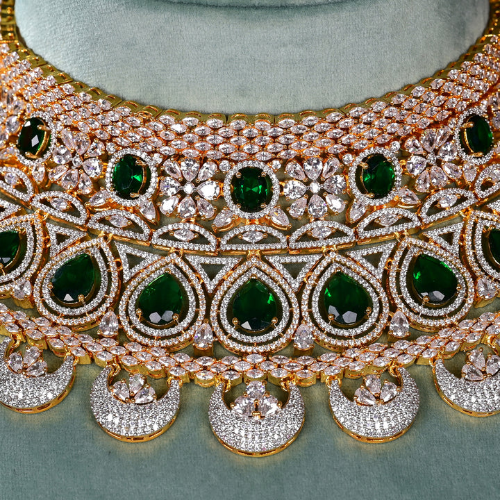CZ Emerald Choker