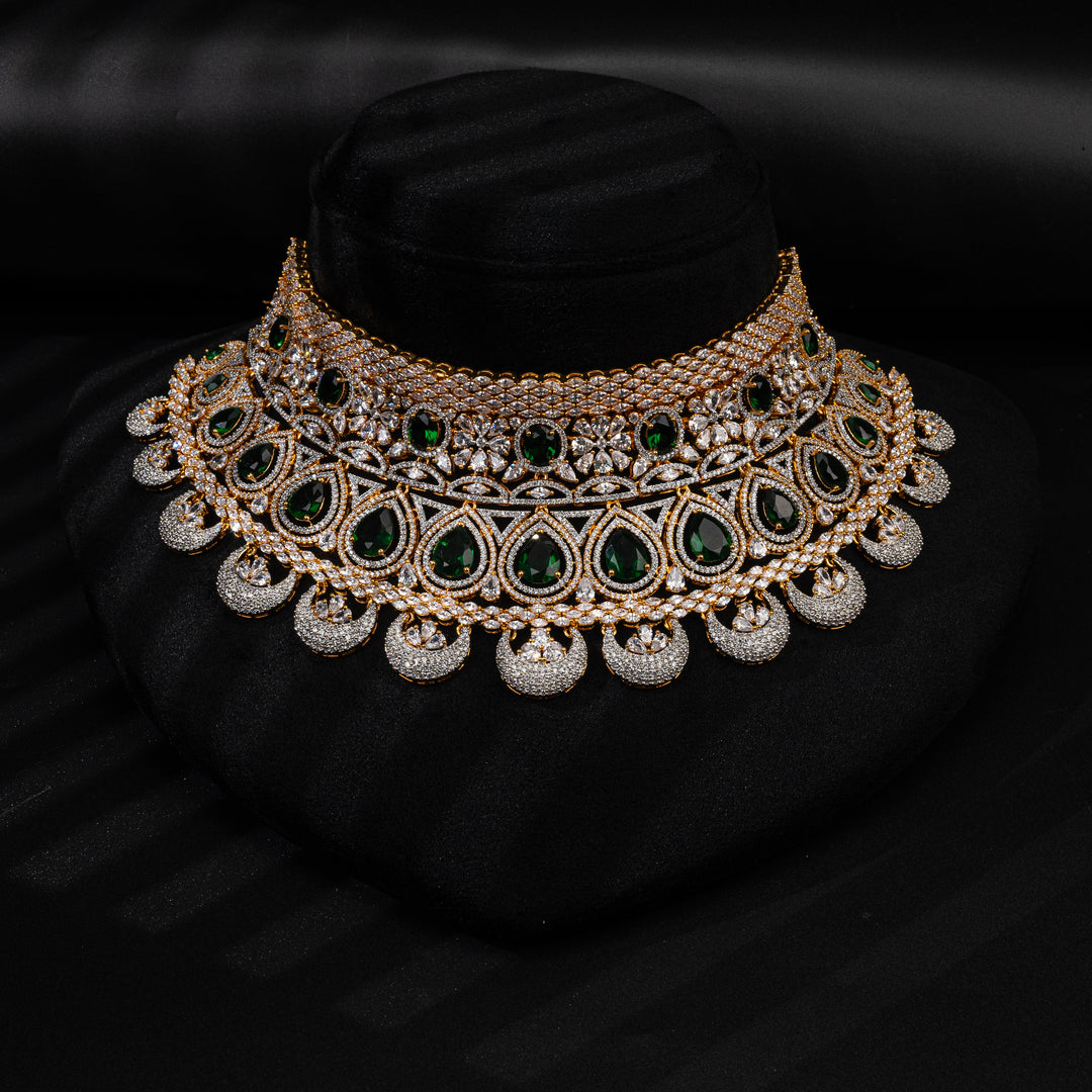 CZ Emerald Choker