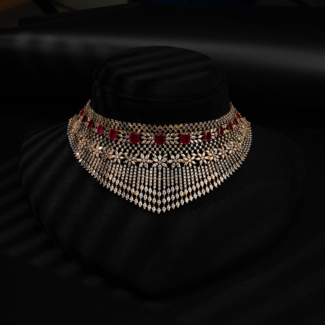 CZ Ruby Choker