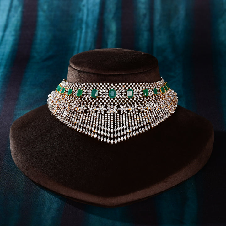 CZ Emerald Choker