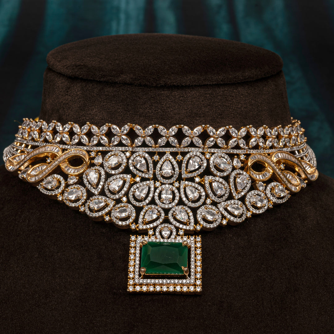 CZ Emerald Choker