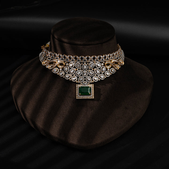 CZ Emerald Choker