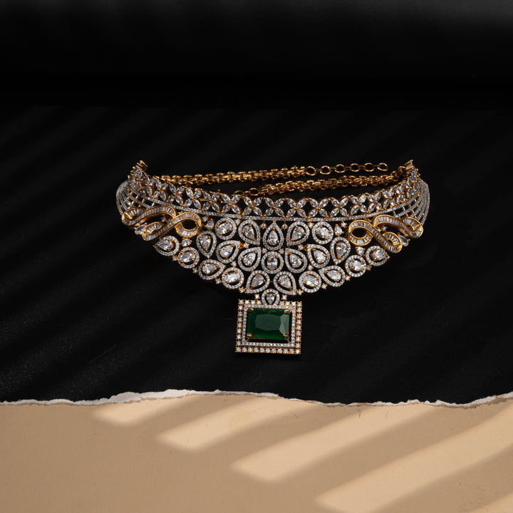 CZ Emerald Choker