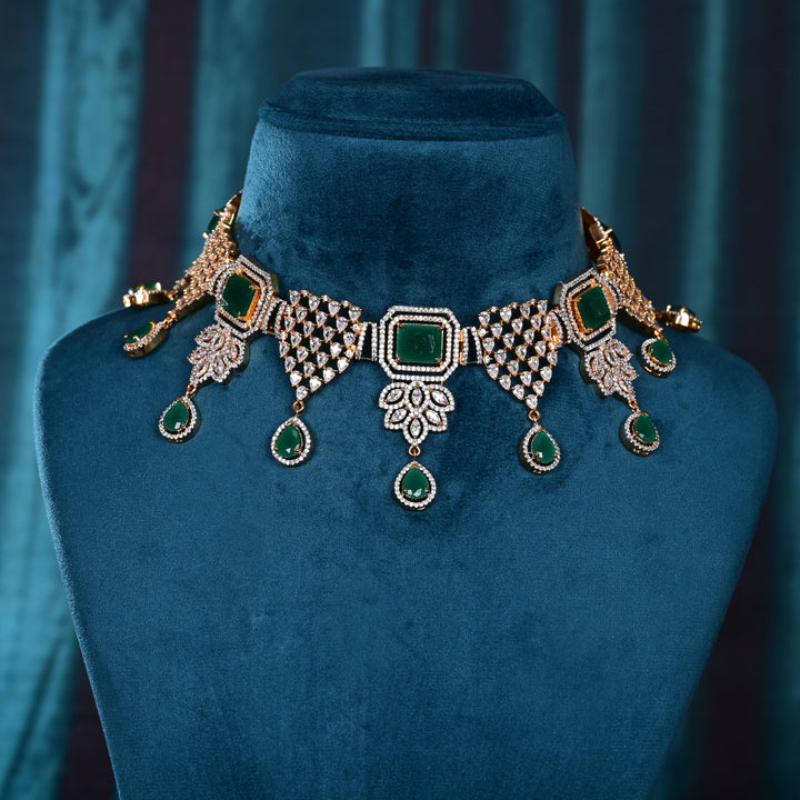 CZ Emerald Choker