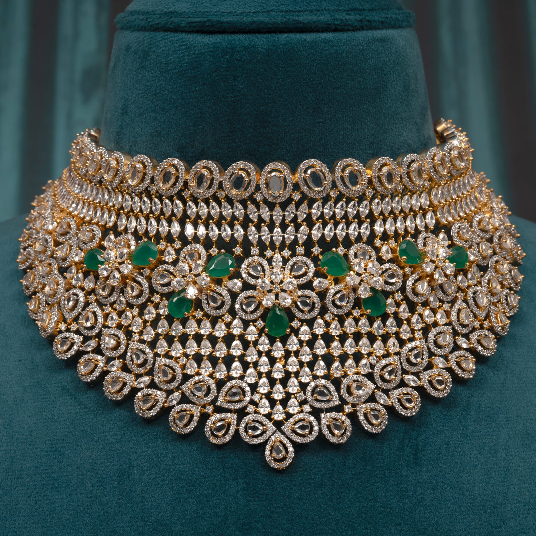 CZ Emerald Choker