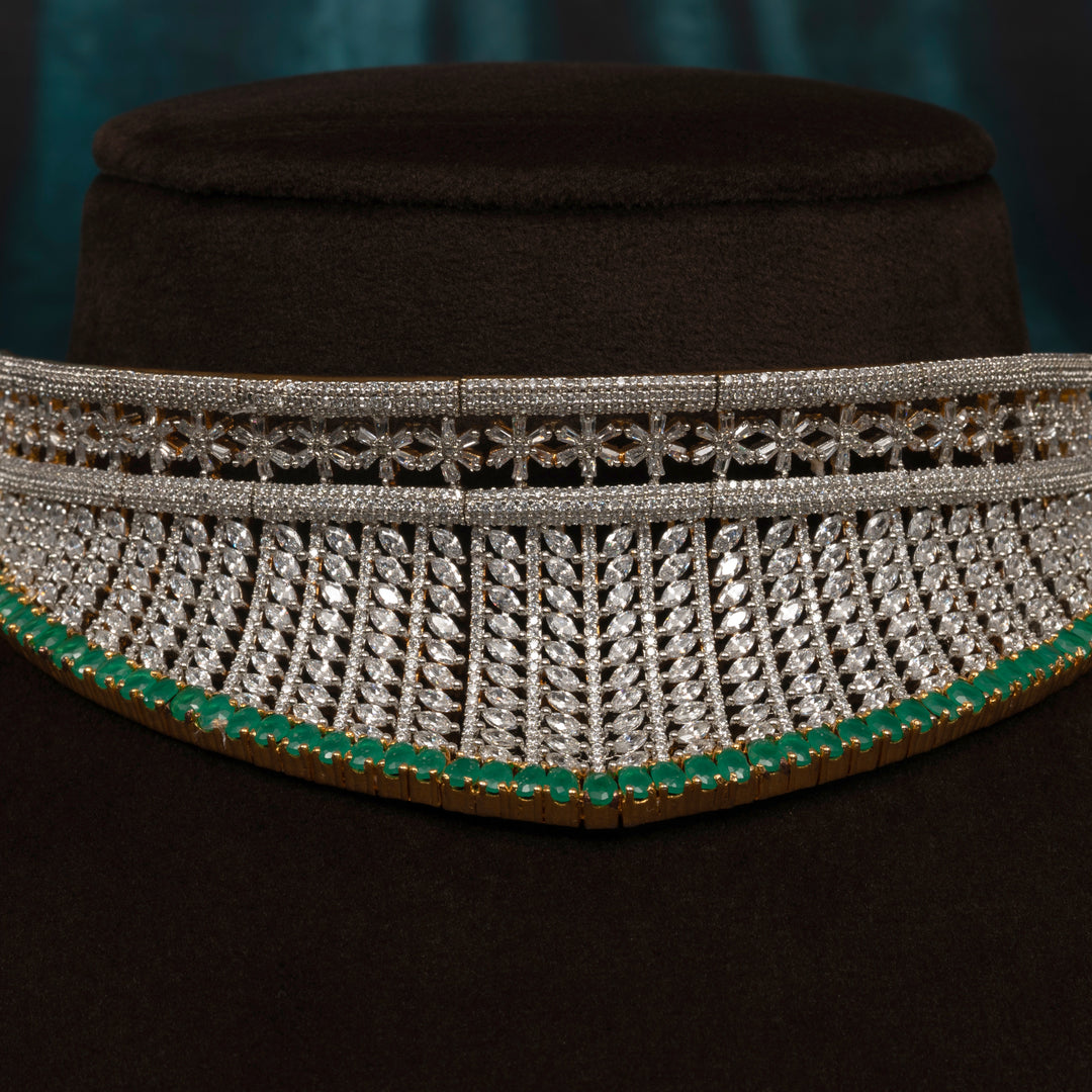 CZ Emerald Choker