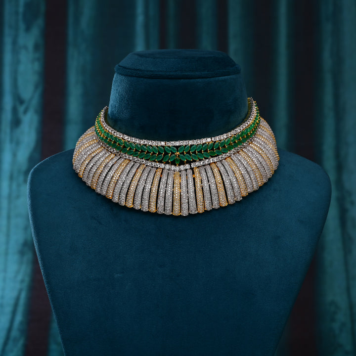 CZ Emerald Choker