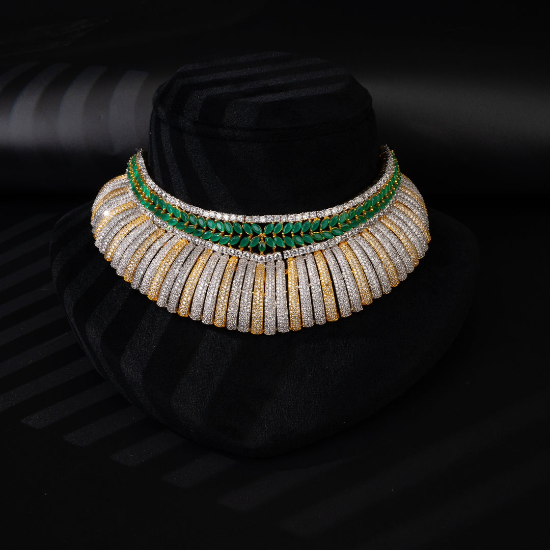 CZ Emerald Choker