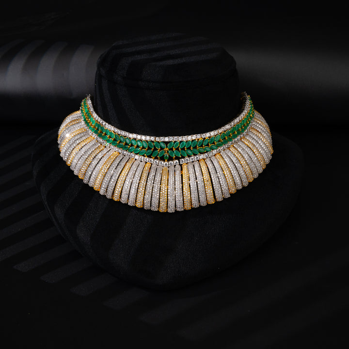 CZ Emerald Choker