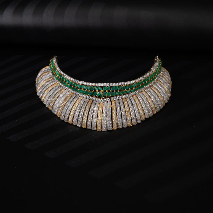 CZ Emerald Choker