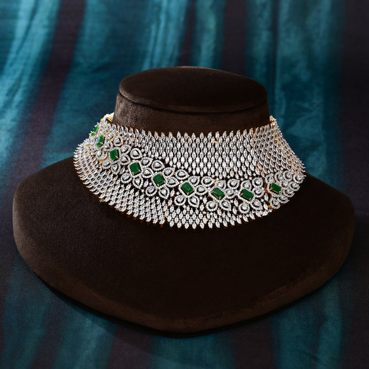 CZ Emerald Choker