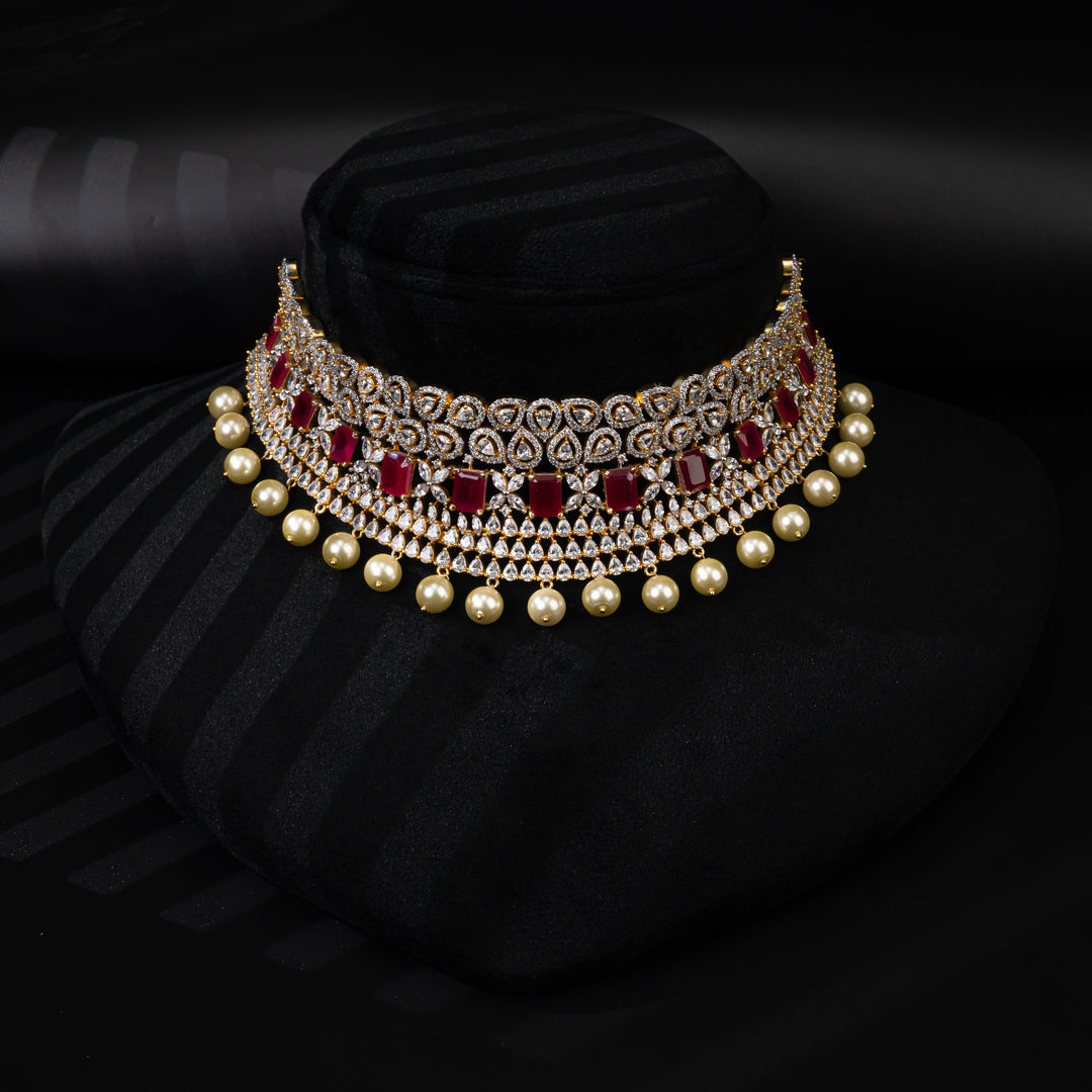 CZ Ruby Choker
