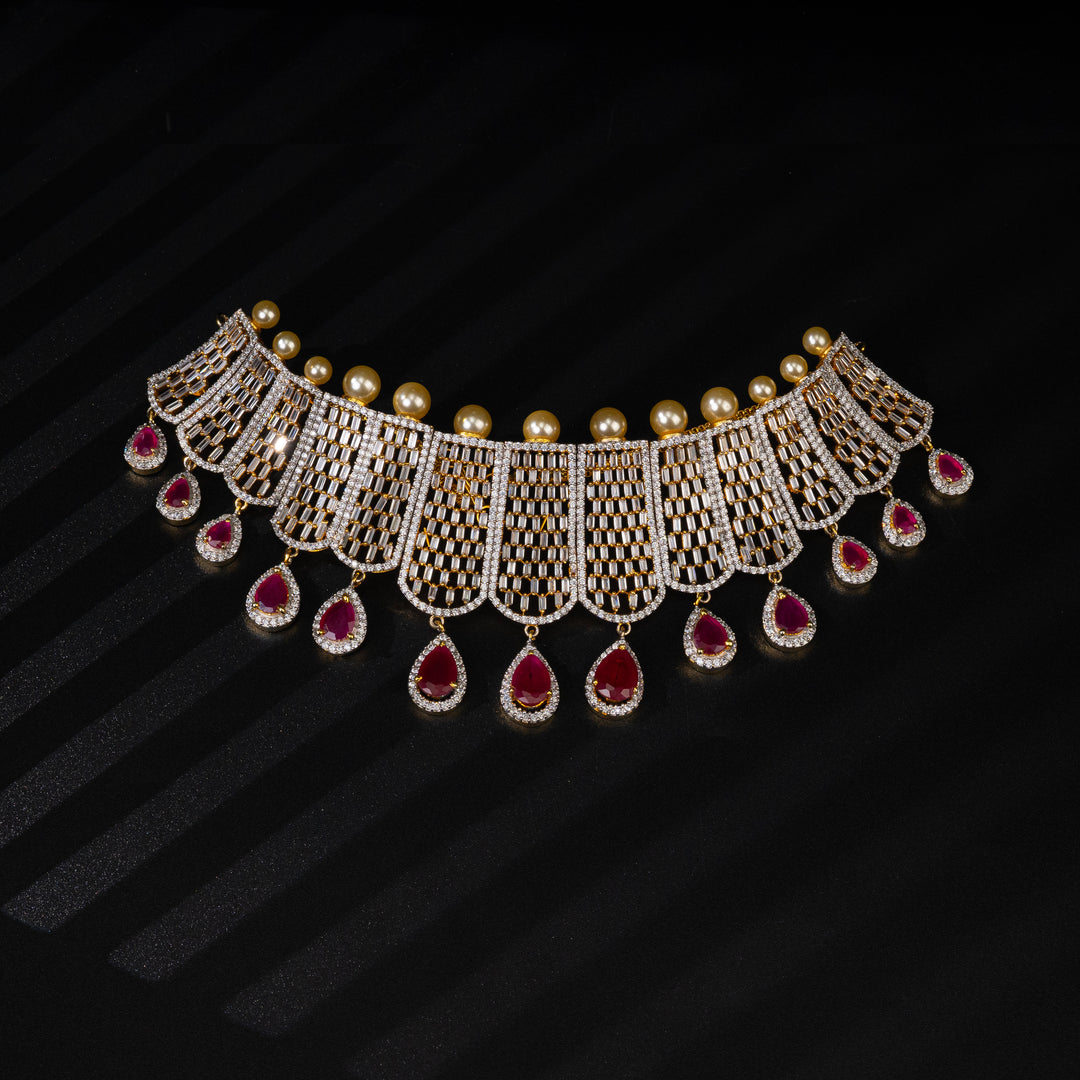 CZ Ruby Choker