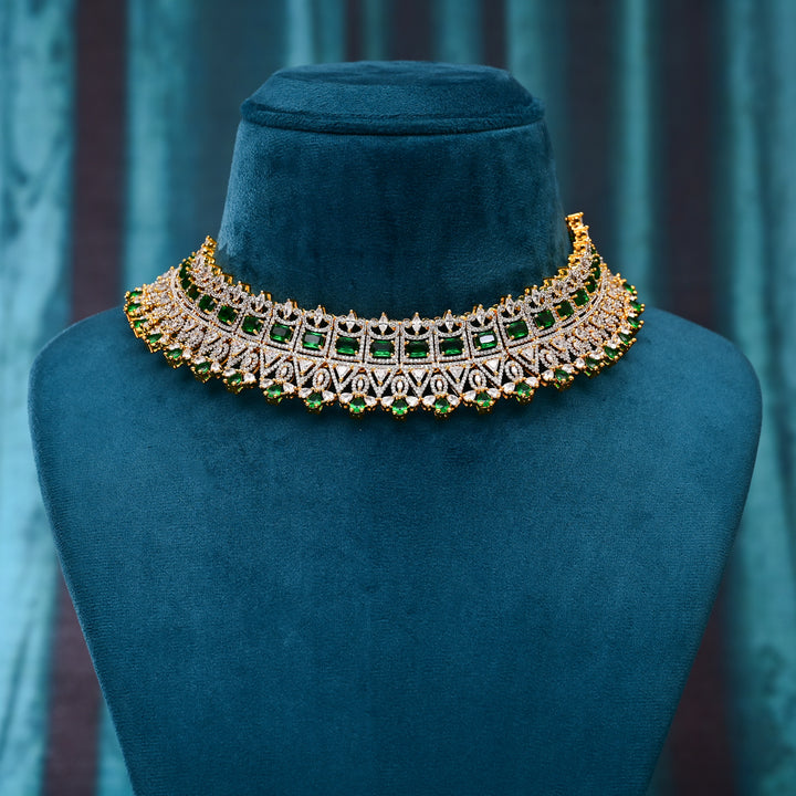 CZ Emerald Choker