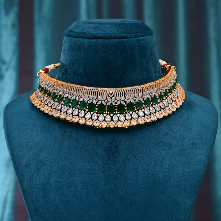 CZ Emerald Choker