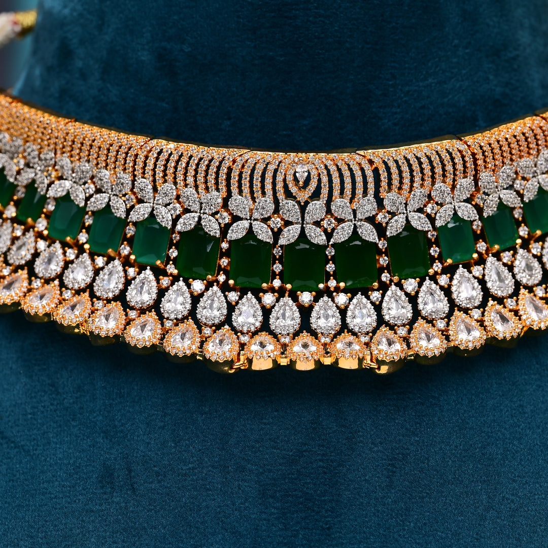 CZ Emerald Choker
