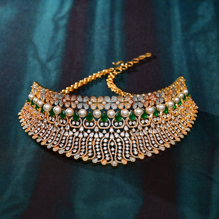 CZ Emerald Choker