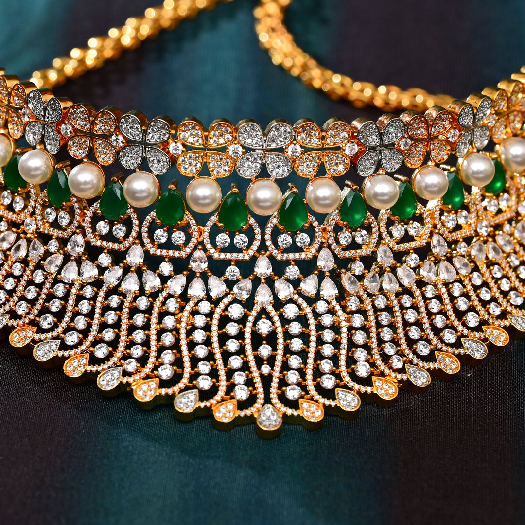 CZ Emerald Choker