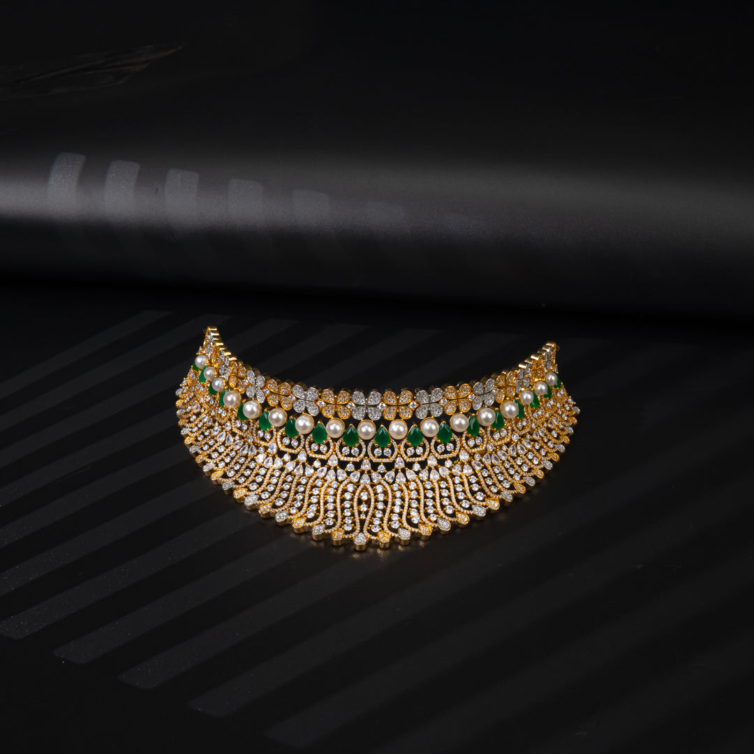 CZ Emerald Choker