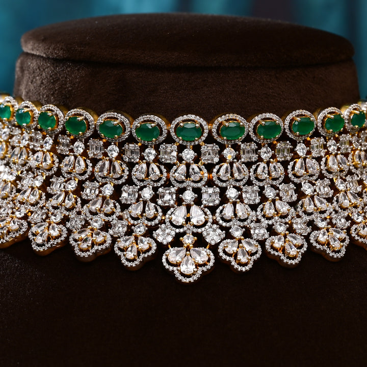 CZ Emerald Choker