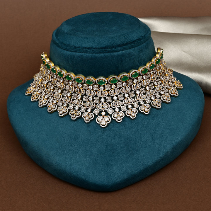 CZ Emerald Choker