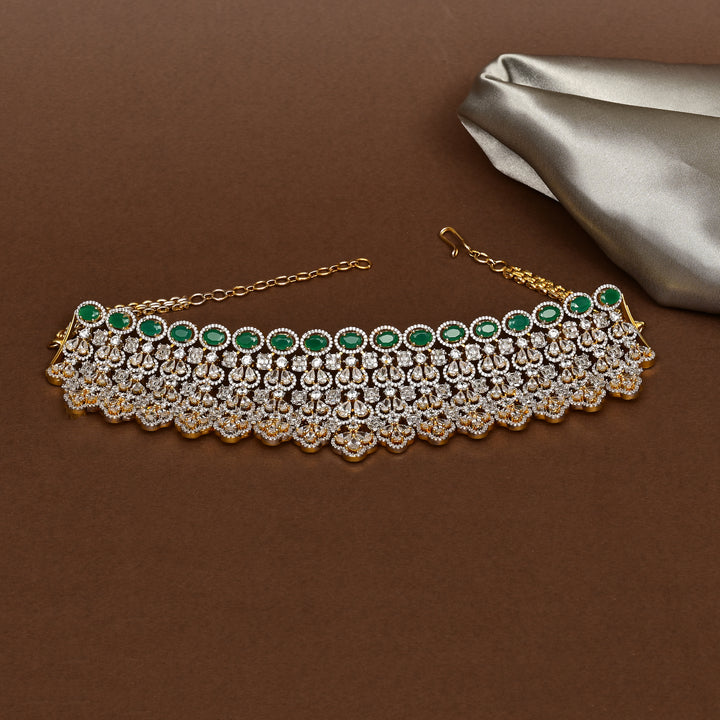 CZ Emerald Choker
