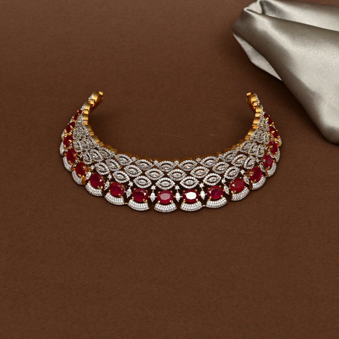 CZ Ruby Choker