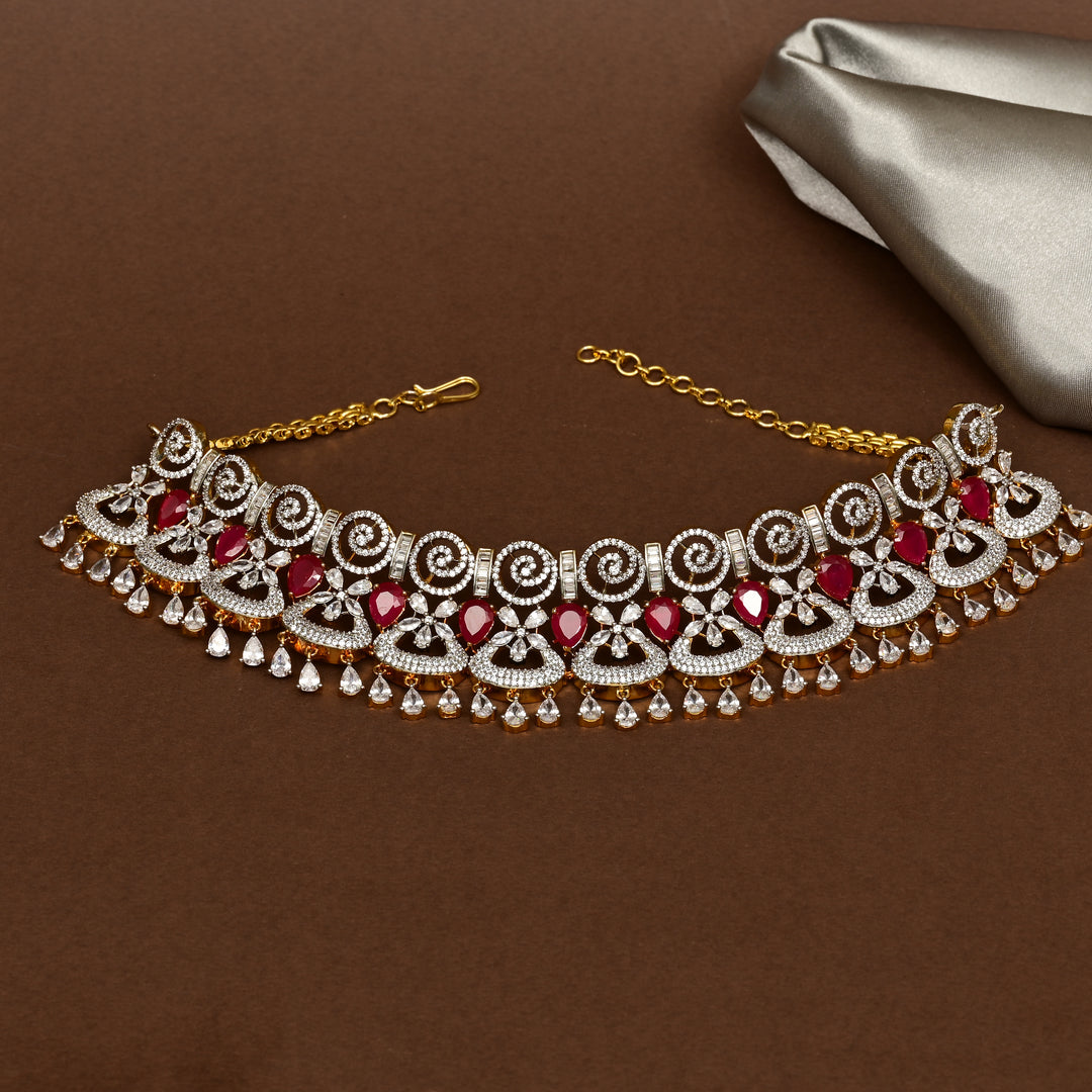 CZ Ruby Choker
